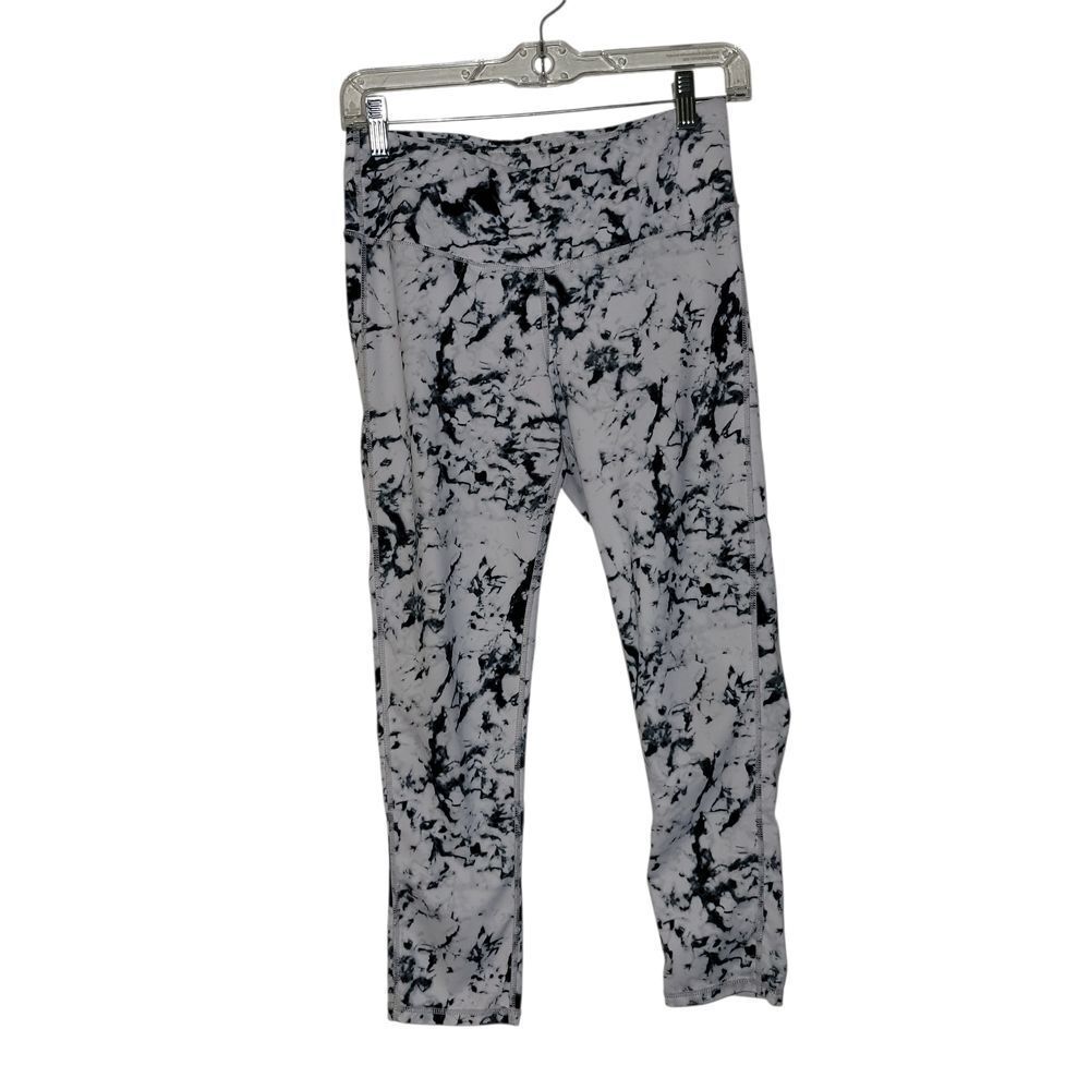 OALKA Marble Print Leggings